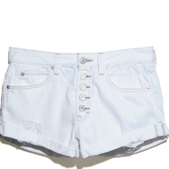 Free People Pants - Free People Romeo Rolled Cutoff Denim Shorts